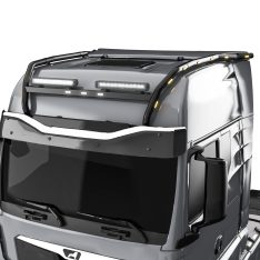 Edelstahl-Scheinwerferbügel in schwarz CROSSBAR MAX FÜR MAN TGX GX