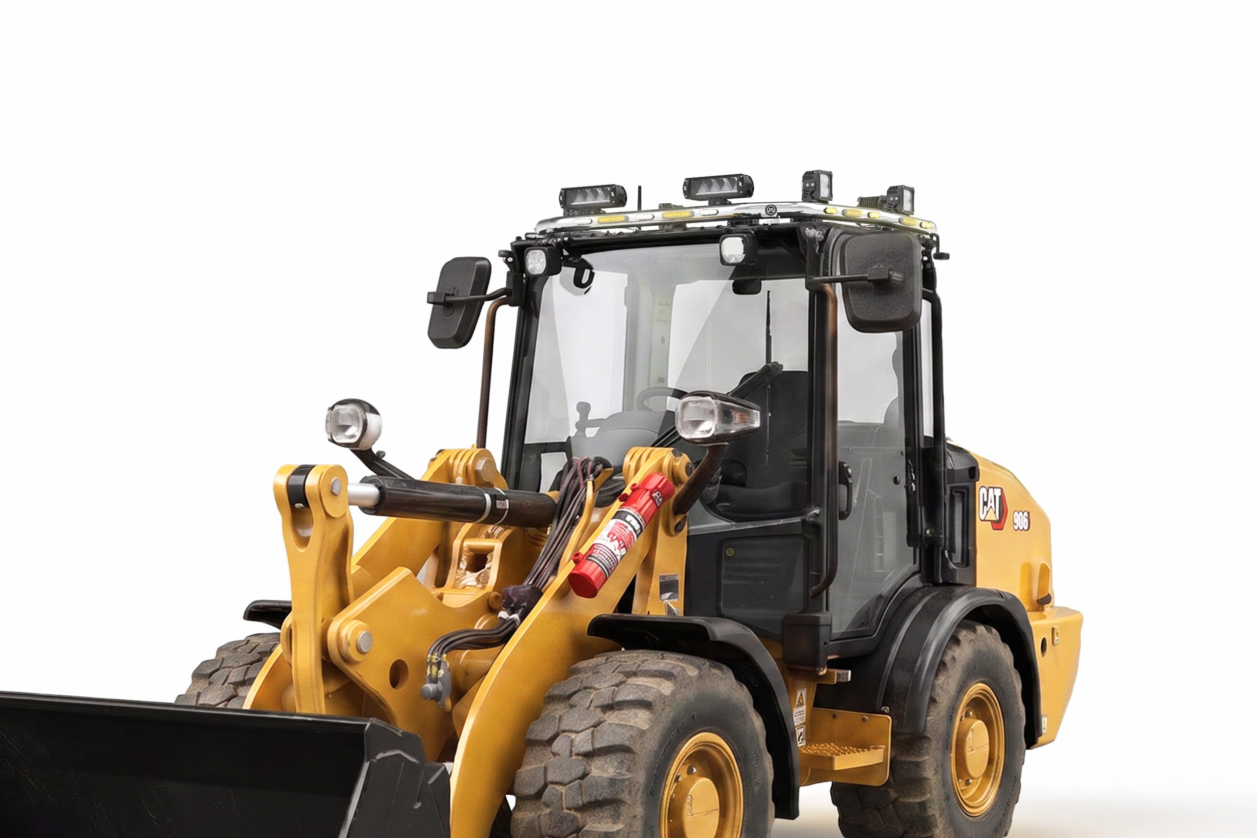 Edelstahl-Scheinwerferbügel ALL AROUND CATERPILLAR 906-14 ab 2022
