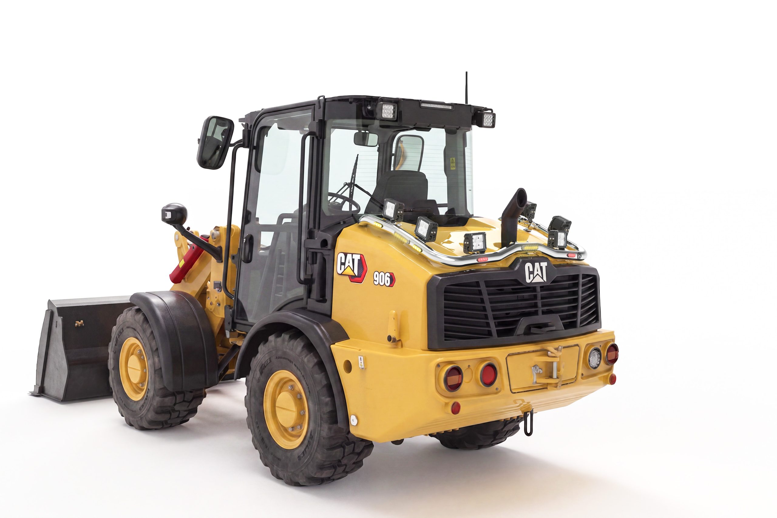 Edelstahl-Scheinwerferbügel C-BAR Gegengewicht CATERPILLAR 906-14 ab 2022